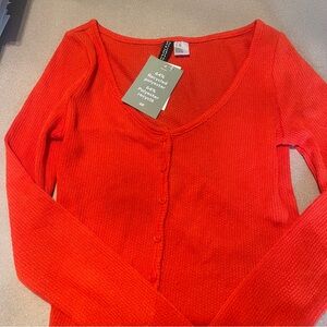 Long Sleeve Top/Blouse from H & M. Size Xs. NWT